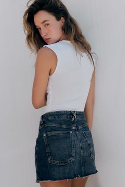 CAMISETA MANGA SISA / Blanco - Zara фото 3