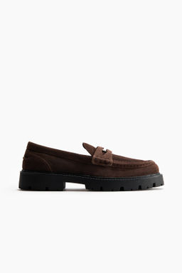 Mocasines de serraje afelpado con suela gruesa - H&m фото 2
