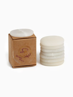 Камни для СПА 3×4 белый мрамор, 8 шт.