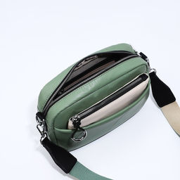 Сумка кросс-боди на молнии, цвет зелёный - Simaland фото 8