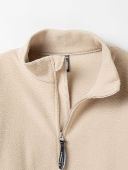 Олимпийка флисовая Колор блок Графит/Беж 7+ - Bungly фото 7