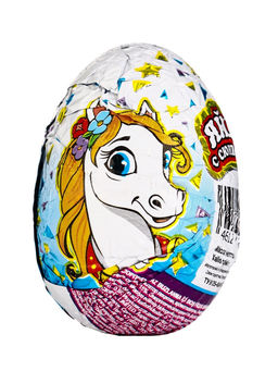 Цена за 3 шт. Яйцо кондитерское Лошадки, с сюрпризом, 20 г - Simaland фото 5