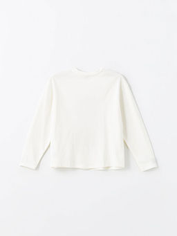 Bisiklet Yaka K?z ?ocuk Ti??rt