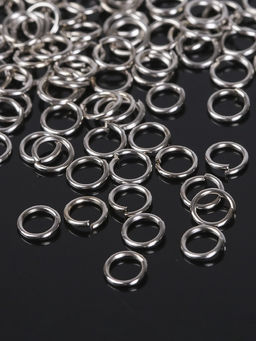 Кольцо соединительное 0.6?5 мм, 50 г (набор 950 шт.) СМ-973, цвет серебро