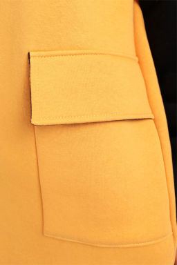 Платье женское, цвет черный желтый