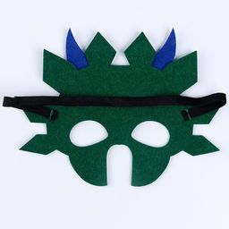 Маска карнавальная Дракон зеленый, фетр - Simaland фото 3