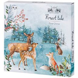 ТАРЕЛКА ЗАКУСОЧНАЯ LEFARD ЛЕСНАЯ СКАЗКА ОЛЕНИ 20,5 СМ  фото 2