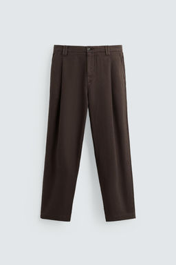 PLEATED FLOWING TROUSERS - Zara фото 7