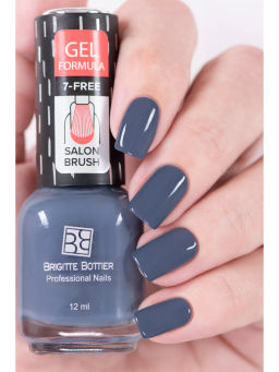 Brigitte Bottier Лак д/ногтей GEL FORMULA тон 30 серо-сининй 12мл BB-GF30