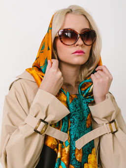 Большой, мягкий, тонкий и очень нежный двусторонний палантин - Tantino фото 8