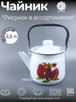 Чайник для плиты 2,5 л 01-2711/4,,