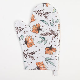Набор кухонный Доляна Oleander: варежка 20×27 см, прихватка 19×19 см, 100% хлопок