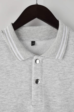 Lacivert Regular/Normal Polo Yaka Orme Sweatshirt TMNAW26SW00055 - Trendyolmilla фото 2