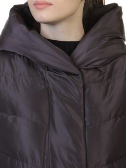 8033 DK. VIOLET Пальто женское зимнее (био-пух) - Fashion фото 5