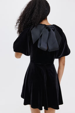 Vestido con mangas globo - H&m фото 6