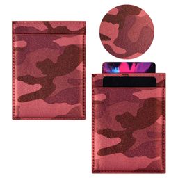 Чехол д/пласт. карт арт.47747/50 КАМУФЛЯЖ КРАСНЫЙ МЕТАЛЛИК