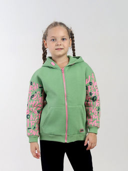 CRB wear / CWKG 63941-37 Толстовка для девочки,зеленый