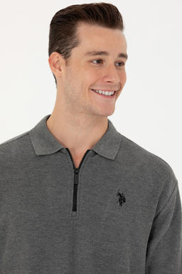U. S. Polo Assn / Мужской свитшот антрацитового цвета - U.s. polo assn фото 16