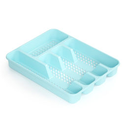Цена за 2 шт. Лоток для столовых приборов "Капелька" голубой М4901