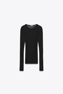 SUPIMA® COTTON T-SHIRT - Zara фото 4