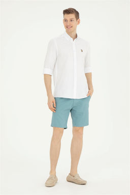 Мужские мятные тканые шорты Неожиданная скидка в корзине - U.s. polo assn фото 3
