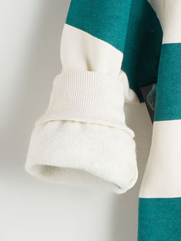 ?izgili Erkek ?ocuk Kal?n Sweatshirt