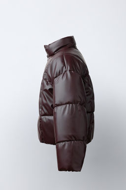 CAZADORA ACOLCHADA BRILLO WATER REPELLENT / Marr?n - Zara фото 4