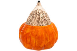 Банка д/печенья 1,1 л 15,5*15,5*17,5 см "Ёжики", с крышкой, керамика