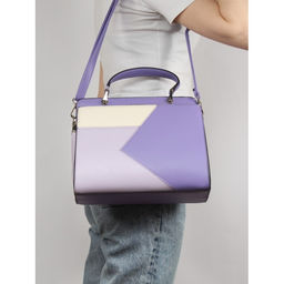 Сумка женская искусственная кожа DJ-CM 6969-L.PURPLE 2отд, плечевой ремень, сирень SALE 261495 - Adelia фото 5