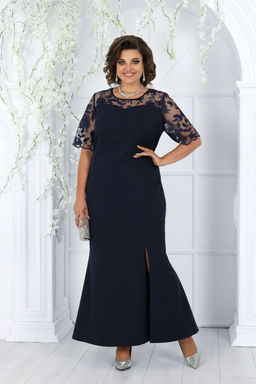 Платье Ninele 7431-Р темно-синий - Mira fashion фото 501