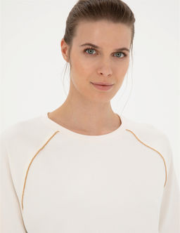 Ekru Comfort Fit Sweatshirt - Pierre cardin фото 2