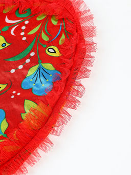 Карнавальный набор «Народная краса»: юбка р-р 40-48, воротник, повязка, цвет красный