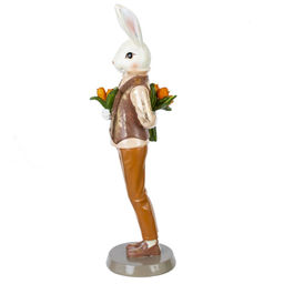Фигурка декоративная "Заяц", L8 W8,5 H28 см