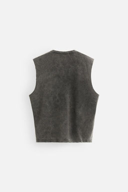 CONTRAST PRINT KNIT T-SHIRT - Zara фото 8