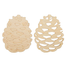 Заготовка для декорирования Mr. Carving КЛ-17 Набор заготовок Шишки фанера 9 х 7 х 0.3 см