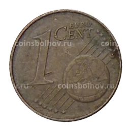Монета 1 евроцент 2002 года J Германия