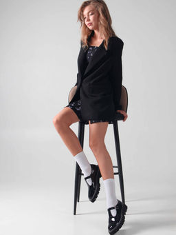 Туфли полуботинки 1004.5151 bl. Черный