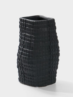 Ваза настольная керамика "Джорадо" 20х11 см, чёрный