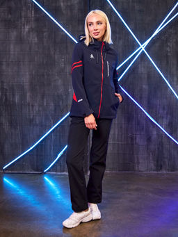 Женская мембранная куртка виндстоппер на флисе Azimuth Заря 124/23982_705 Темно-Синий  фото 8