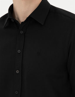 Siyah Slim Fit Arm_rl_ Uzun Kollu G_mlek - Pierre cardin фото 7