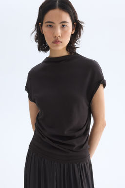 Top drapeado en punto fino - H&m фото 7