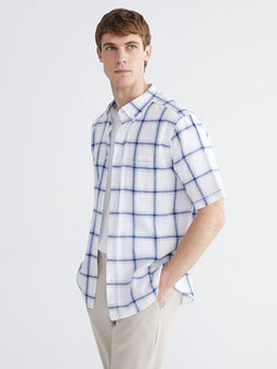 Regular Fit Kareli Erkek G?mlek