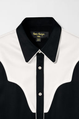 CONTRAST WESTERN SHIRT BOBBY GILLESPIE X ZARA  фото 3