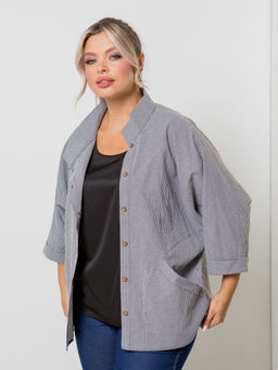 Блузка 1423 серый