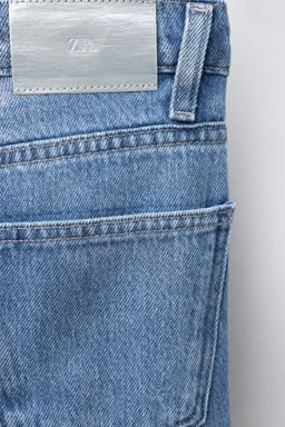 FOIL WIDE-LEG JEANS - Zara фото 4