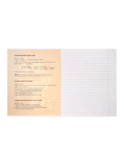 Тетрадь предметная Комикс Аниме 48 листов в линейку Русский язык, со справочным материалом, обложка мелованный картон, УФ-лак (полный), блок офсет - Calligrata фото 9