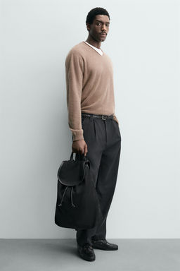LEATHER BACKPACK - Zara фото 8