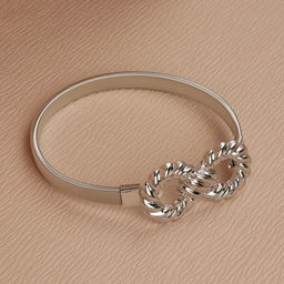 Подхват для штор Бесконечность, 6 3 см, 23,5 см, цвет серебряный - Арт узор фото 4