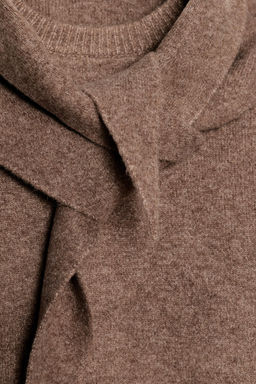 KNIT JUMPER WITH SCARF - Zara фото 4