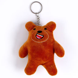 Брелок Мишка, 10 см, цвета МИКС